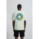 Global Reach Tee  Aqua Glass