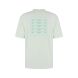 Monogram Tee  Aqua Glass