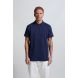 Polo Zip  Navy