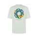 Global Reach Tee  Aqua Glass