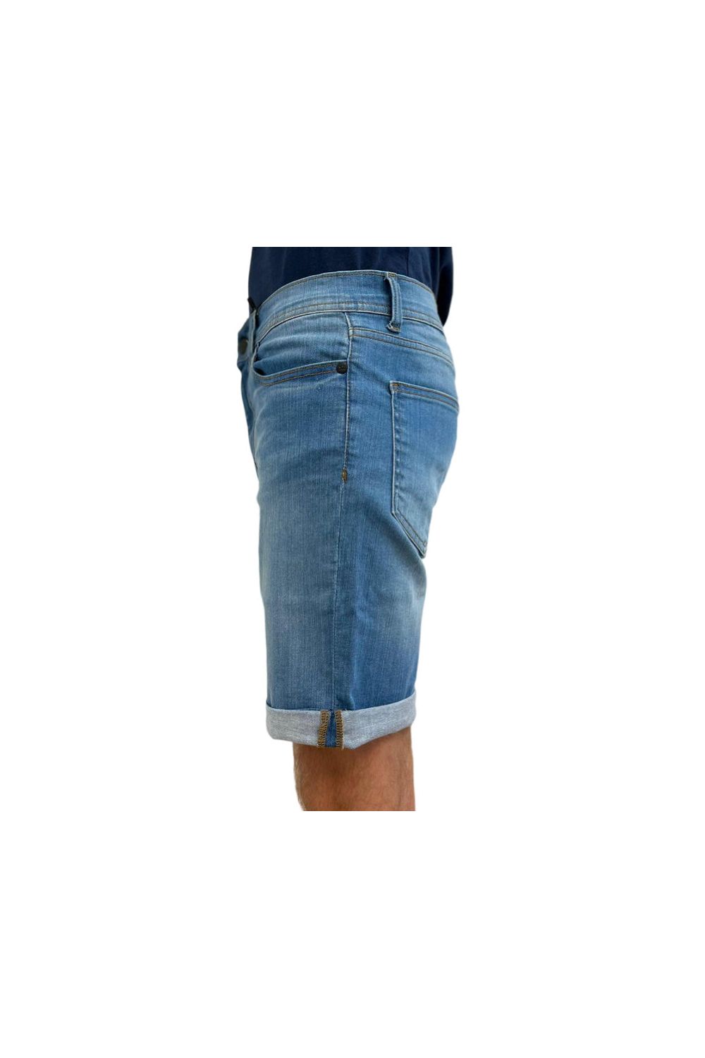 Maik Light Blue Denim Short