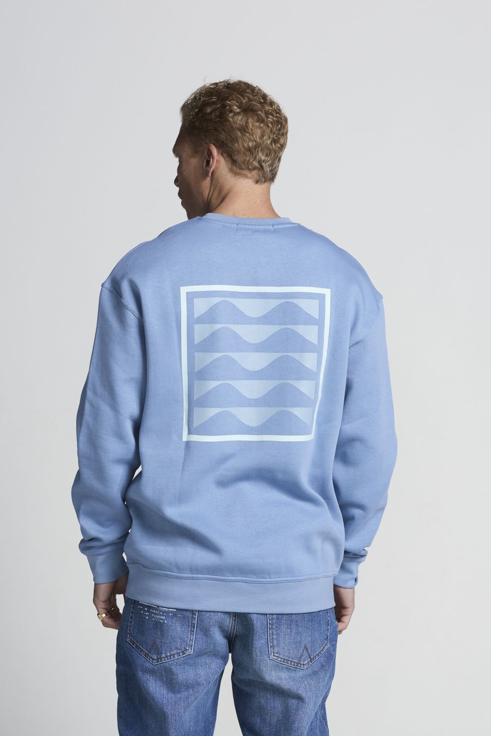Oxie Sweater Faded Denim