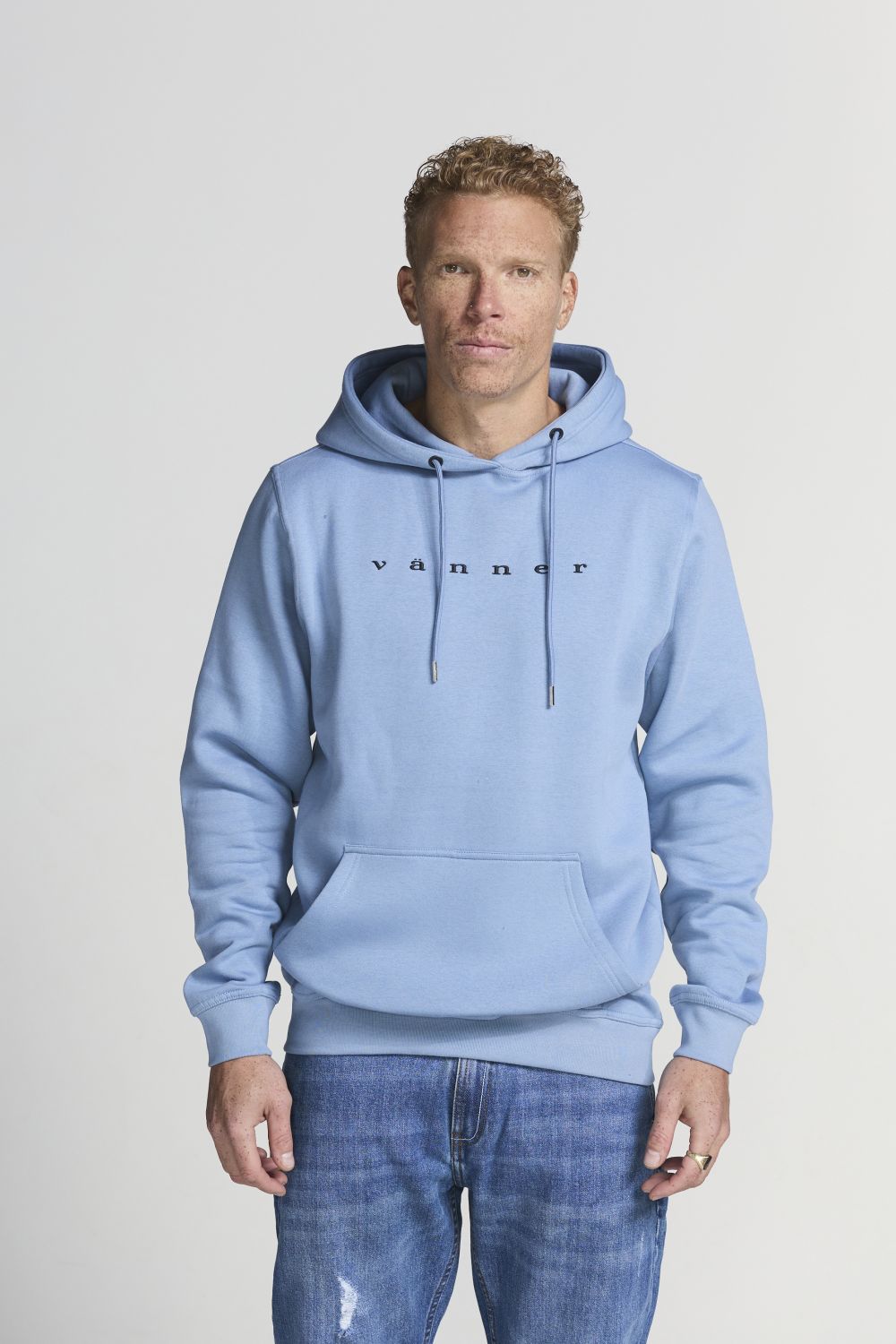 Thomas Hoody Faded Denim