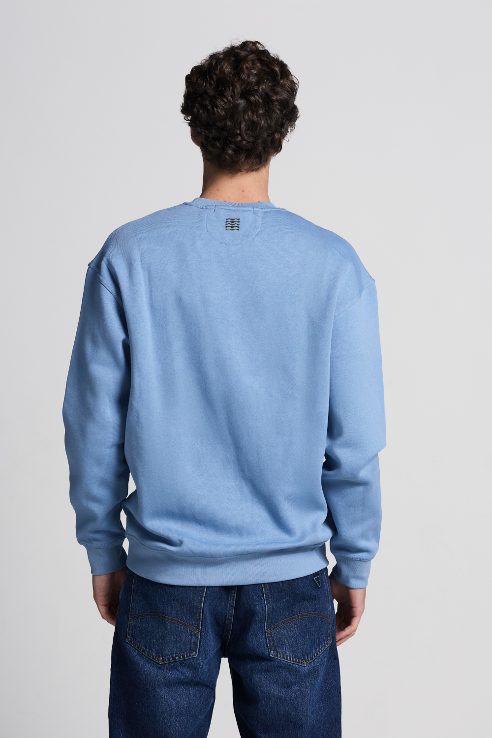 Thomas Sweater Faded Denim