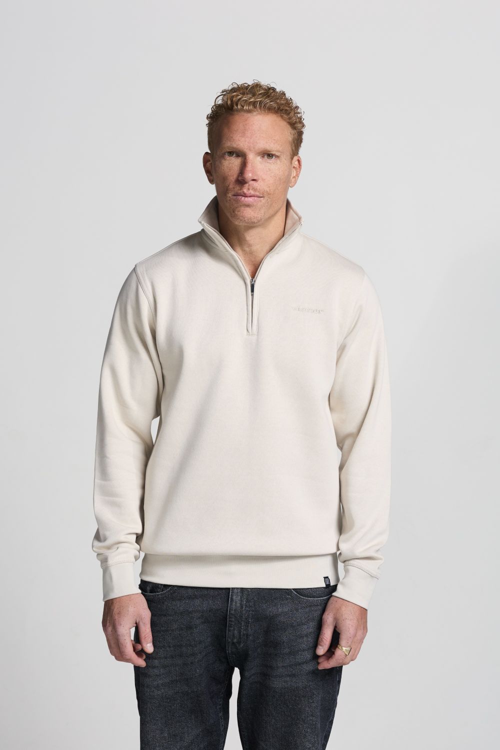 Tisso Halfzip Sweater Ancient Scroll