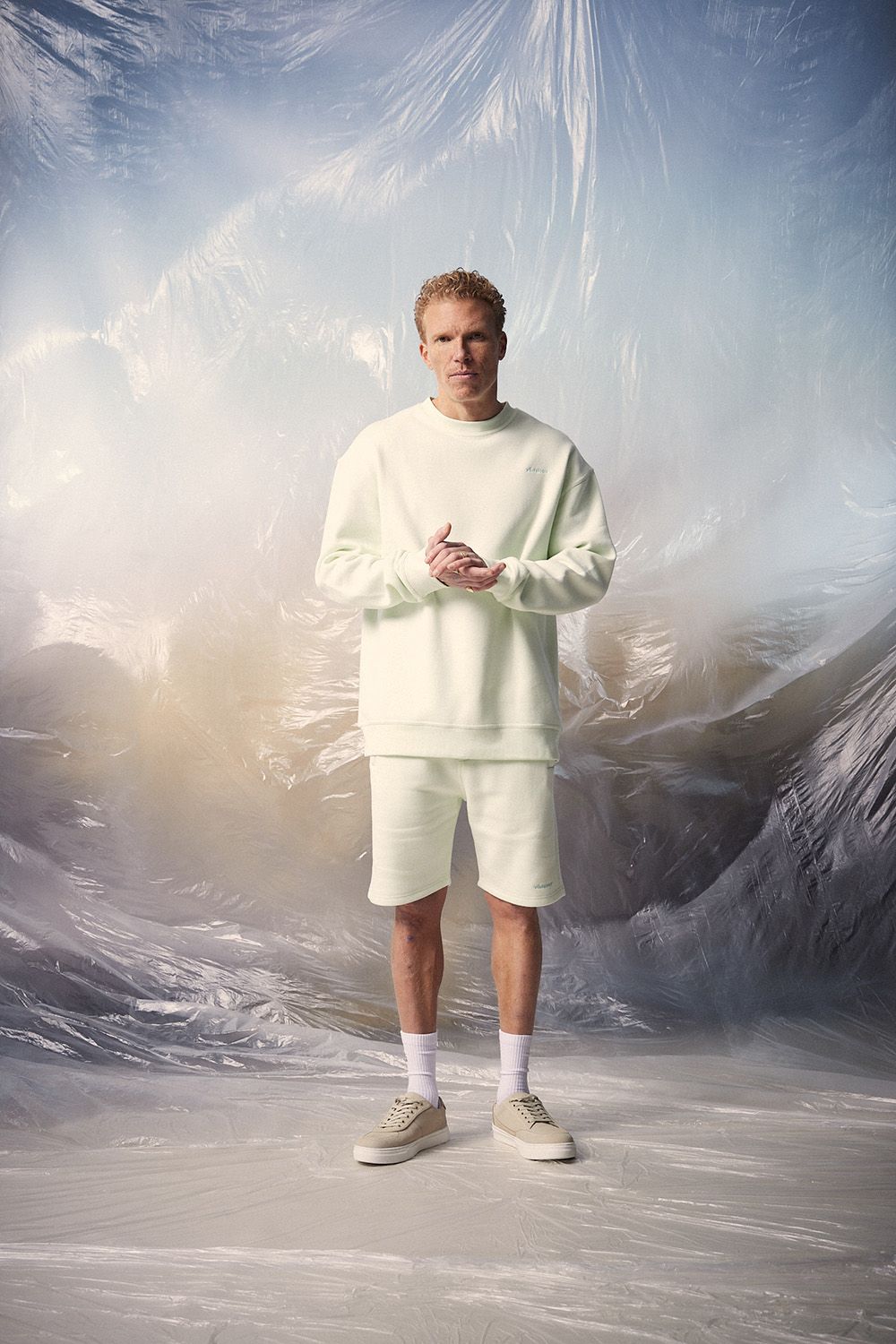Classic  Sweater  Aqua Glass