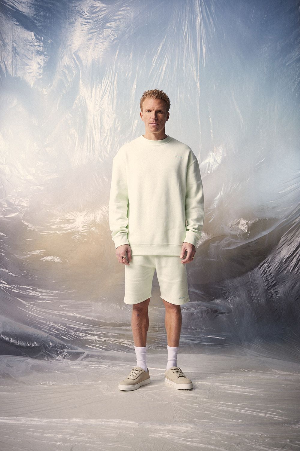 Classic  Sweater  Aqua Glass