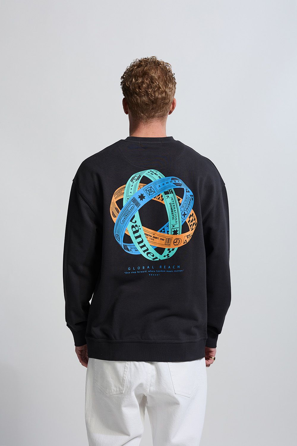 Global Reach  Sweater  Black