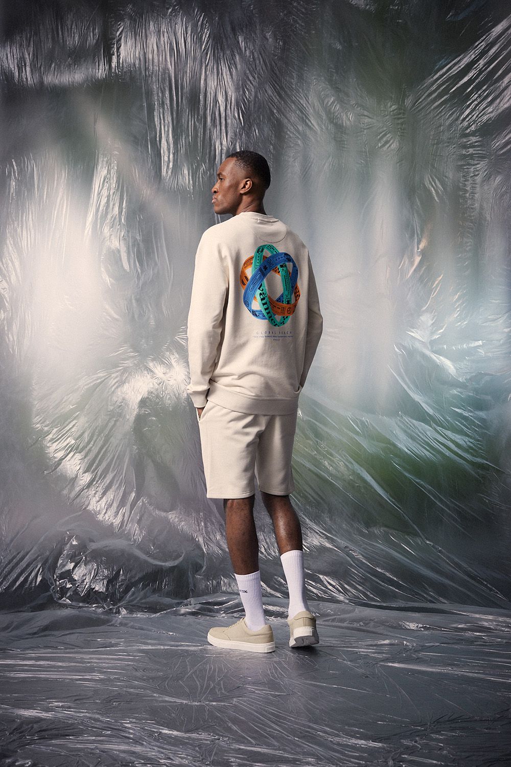 Global Reach  Sweater  Moonbeam