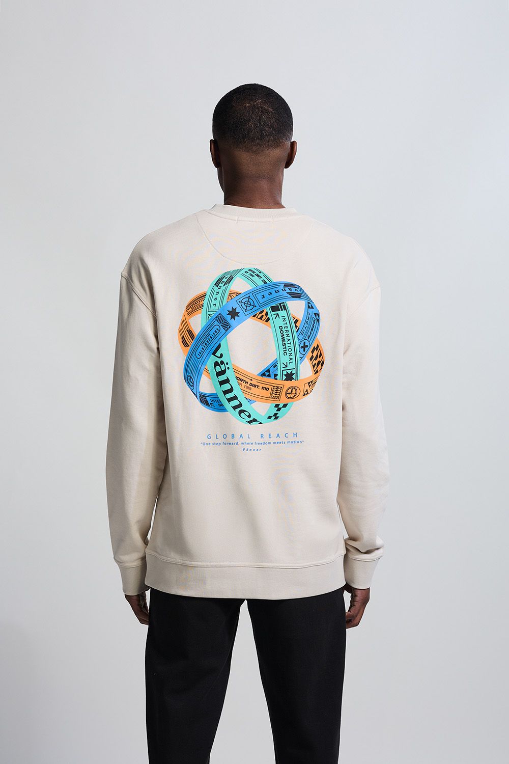 Global Reach  Sweater  Moonbeam