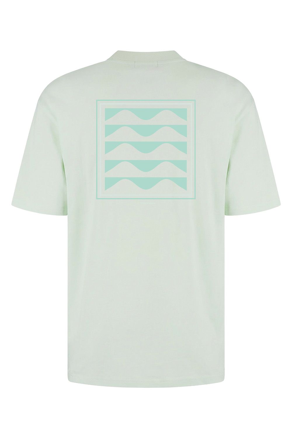 Monogram Tee  Aqua Glass