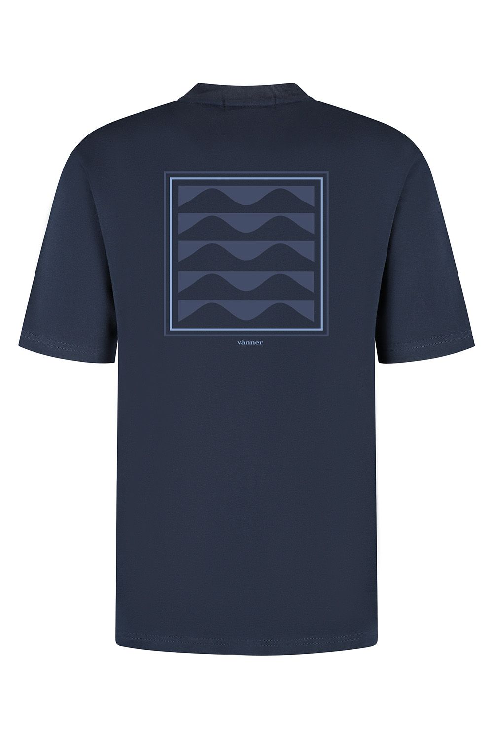 Monogram Tee  Navy