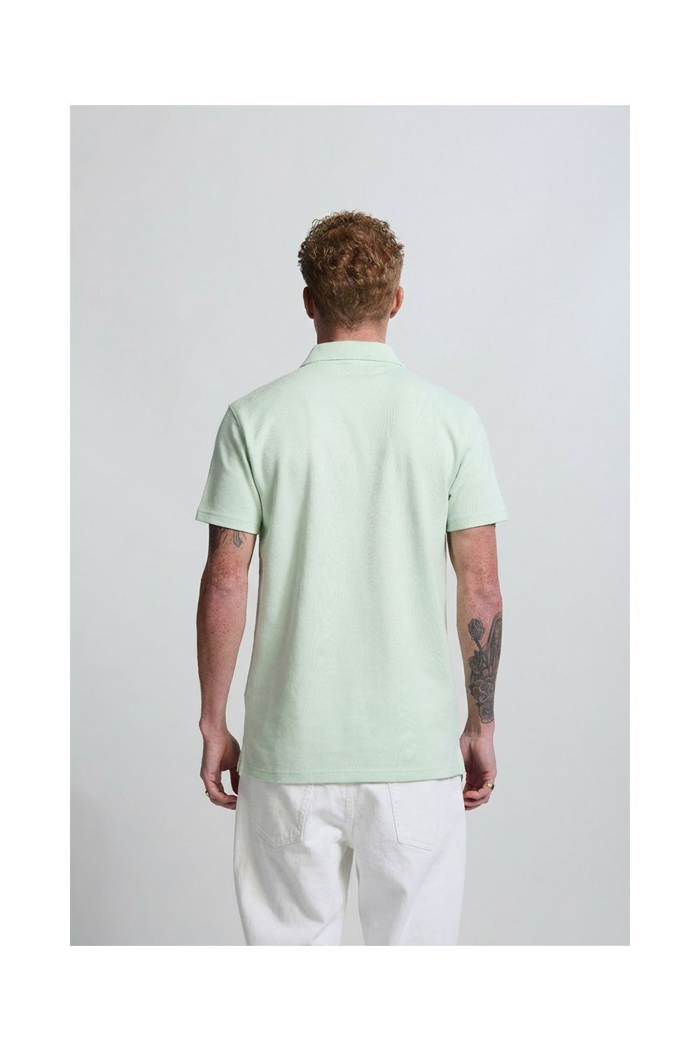 Polo Zip  Aqua Glass