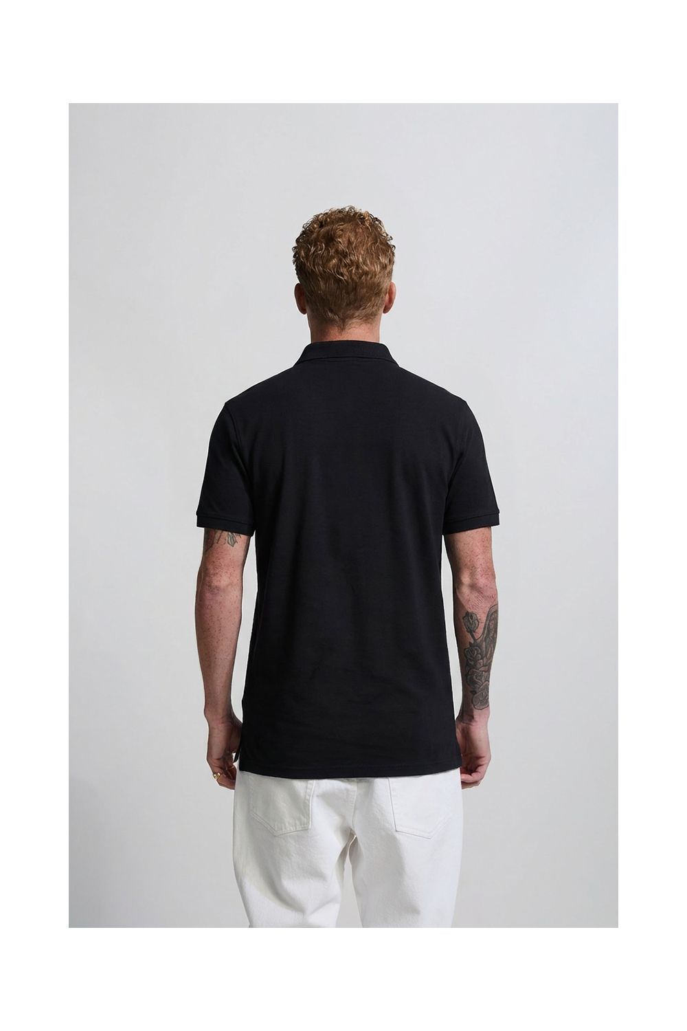 Polo Zip  Black