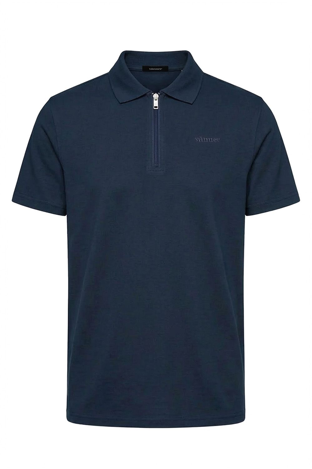 Polo Zip  Navy